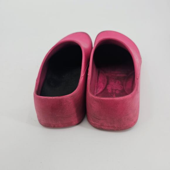 Birkenstock Super Birki Raspberry Rubber Clog Comfort Shoe Bubble Gum Pink 8 - Picture 4 of 8